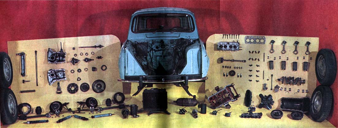Renault 4 sous la loupe après 25.000 km. (Source : auto-journal numéro 305 du jeudi 23/08/1962)