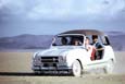 Magnifique renault 4 Plein Air dans un désert !